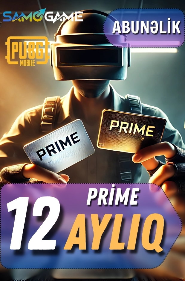 Pubg Mobile - 12 Aylıq Prime