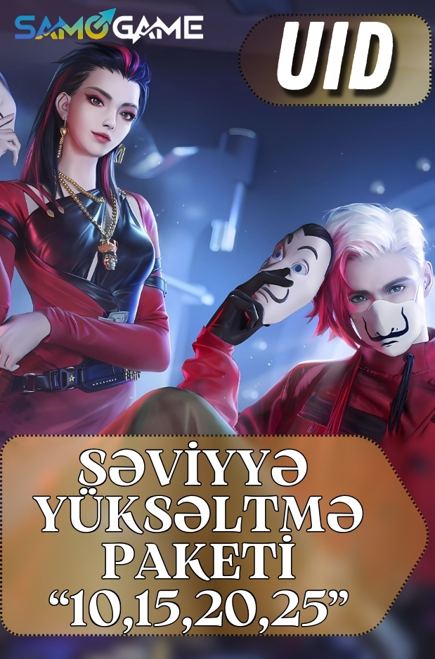 Free Fire - Səviyyə yüksəltmə 10,15,20,25