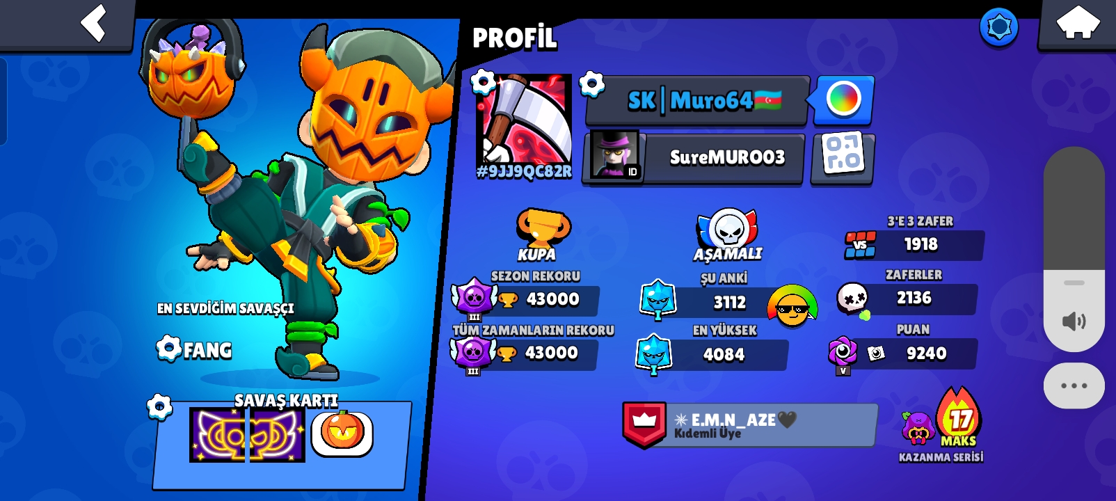 Brawl stars hesab