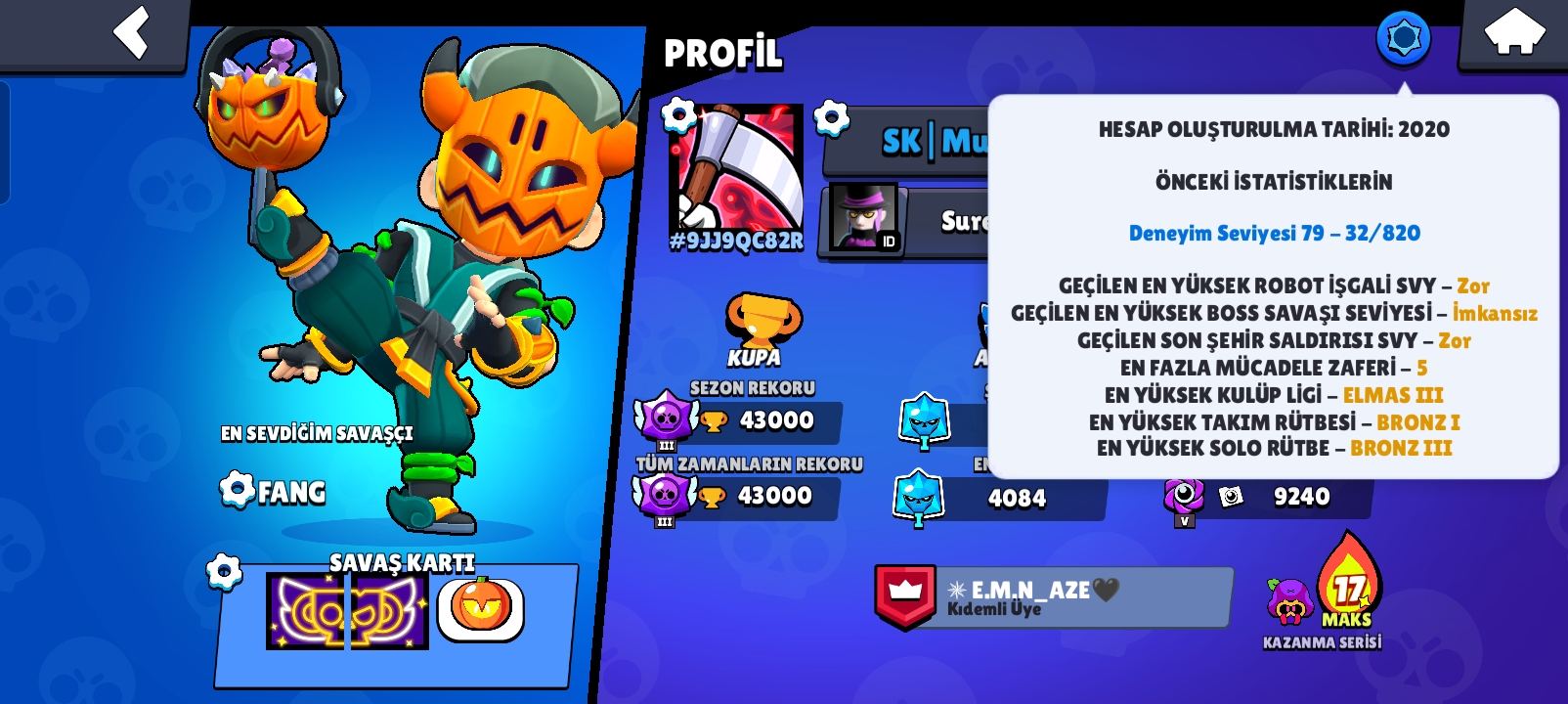 Brawl stars hesab