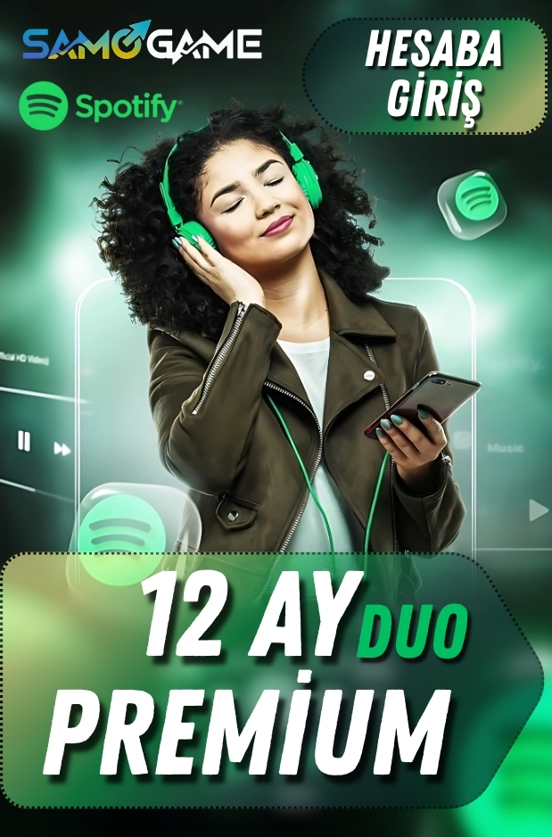 Spotify 12 Aylıq Premium ( DUO )