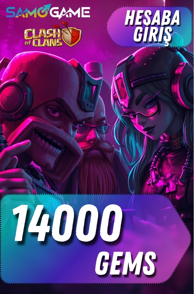Clash Of Clans - 14000 Gems