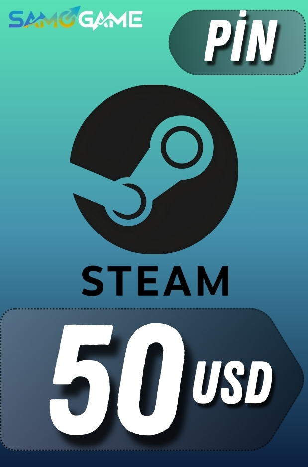 STEAM - 50 USD (Pin)