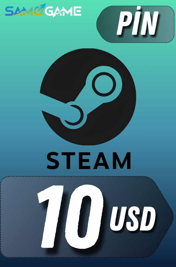 STEAM - 10 USD (Pin)